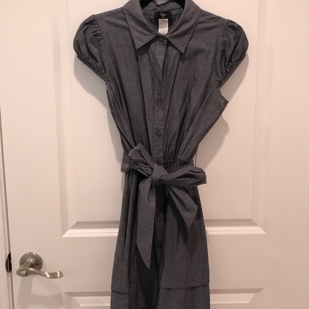 Chambray shirt dress - Picture 2 of 3